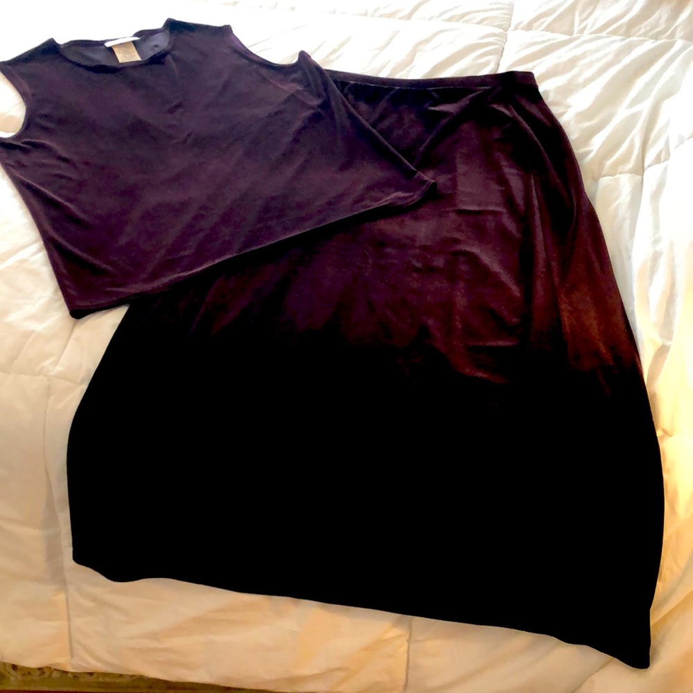Two piece skirt set